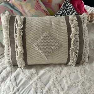 Boho Style Lumbar Pillow